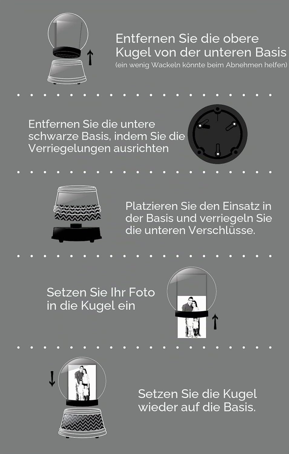 Erstellen Sie Ihre eigene Foto-Schneekugel 1, 1