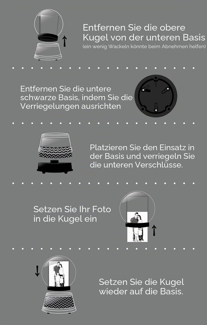Erstellen Sie Ihre eigene Foto-Schneekugel 1, 1