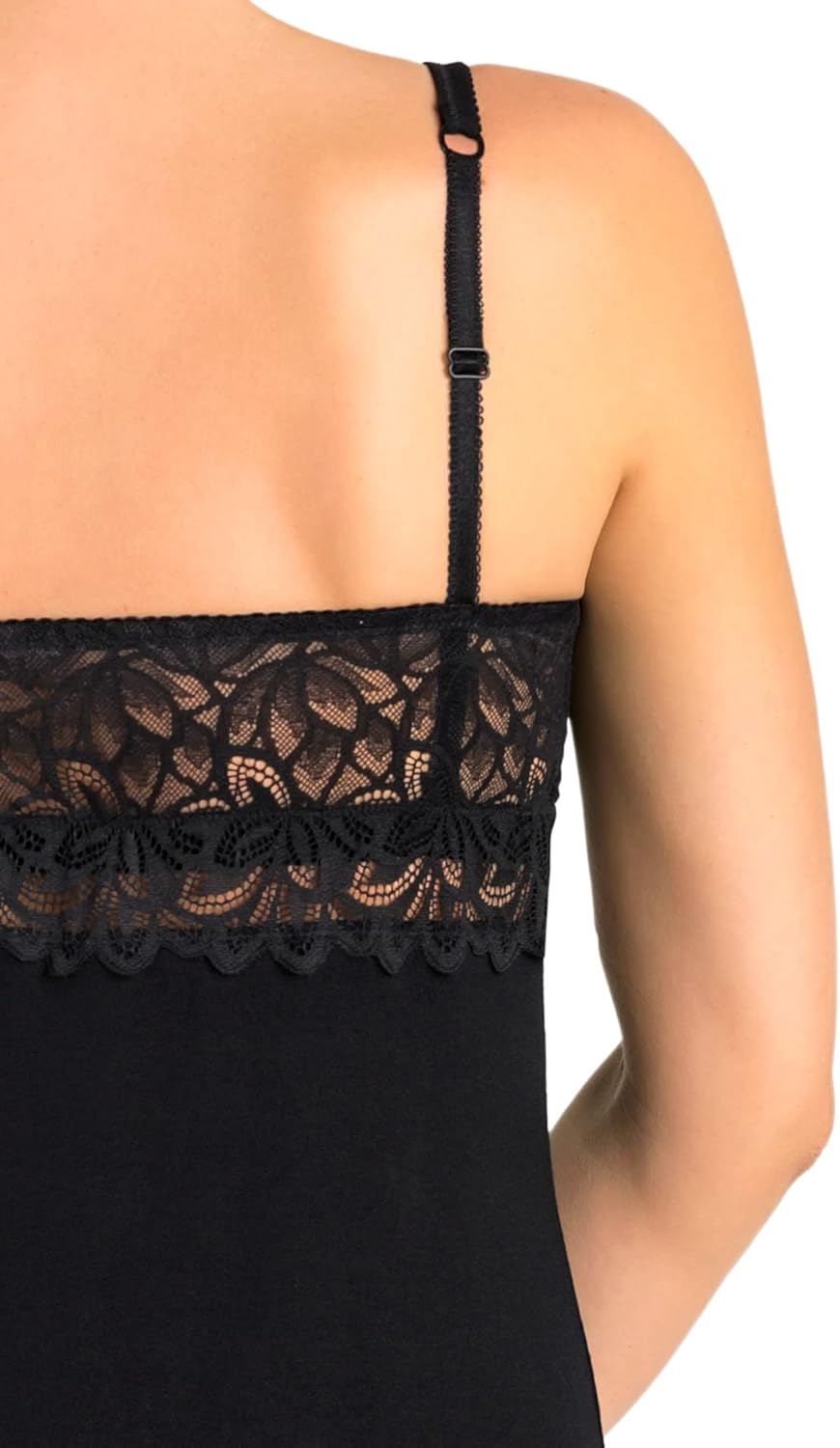 Teyli Nachthemd Damen – Nachthemden für Damen mit Trägern – Nachthemd Frauen zart und Angenehm – Ele