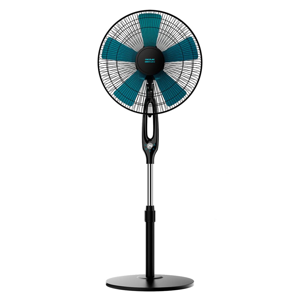 Cecotec Standventilator EnergySilence 560 Max Smart 45 W, 16 Zoll Durchmesser, 5 Flügel, 12-Stunden-