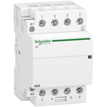 Schneider Electric A9C20844 Installationsschütz iCT 40A 4S 220/240 V 50Hz 4 Schliesser 40 Ampere, 4