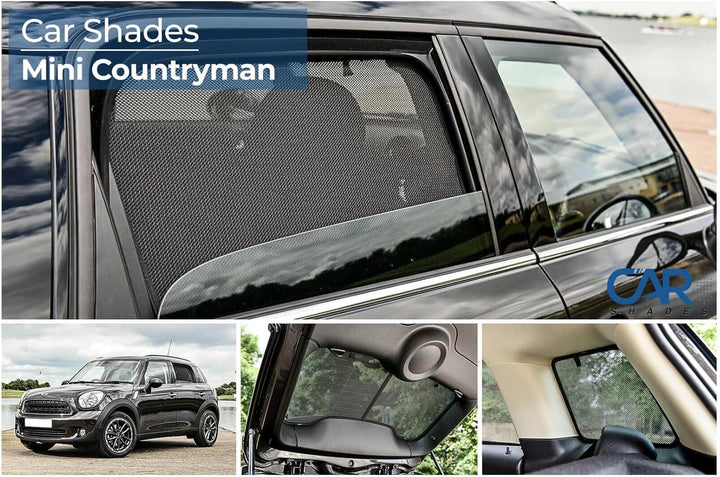 Satz Car Shades kompatibel mit Mini Countryman R60 5 türer 2010-2016 (6-teilig)