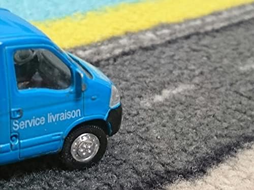 Autoteppich für Kinder in der Stadt - 130 x 200 cm | Strassenspielmatte | Circuit-Fussmatte für Kind