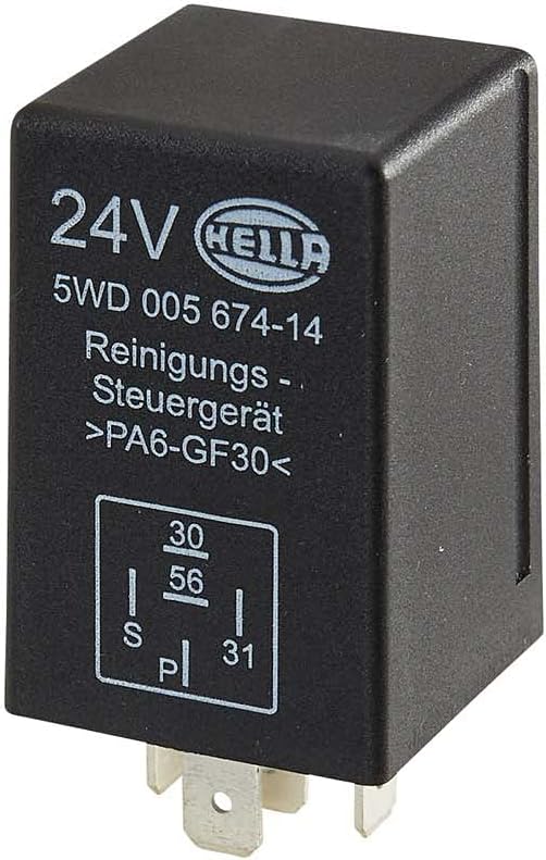 HELLA - Relais, Scheinwerferreinigung - 5WD 005 674-141