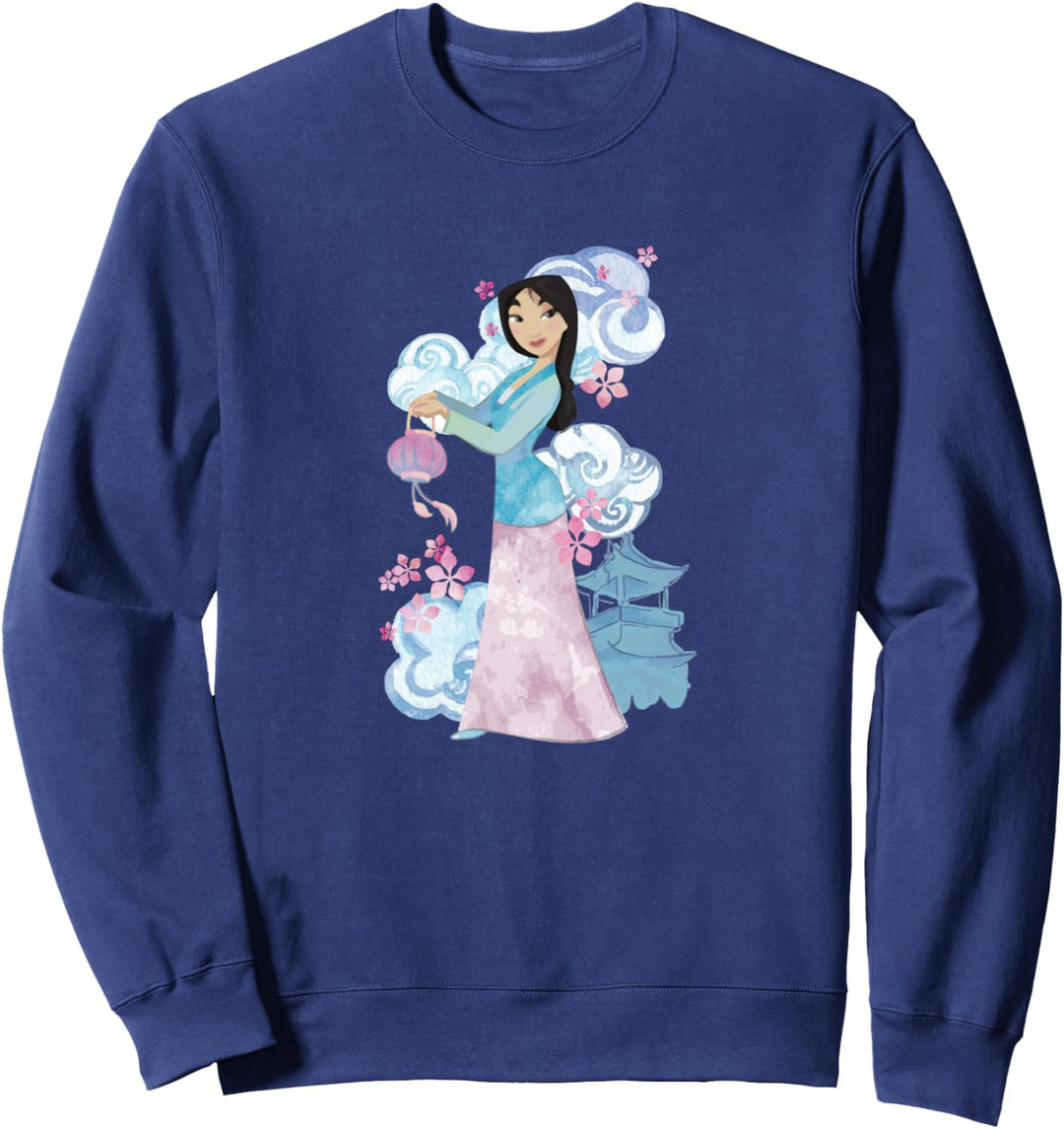 Disney Mulan Watercolor Portrait Sweatshirt
