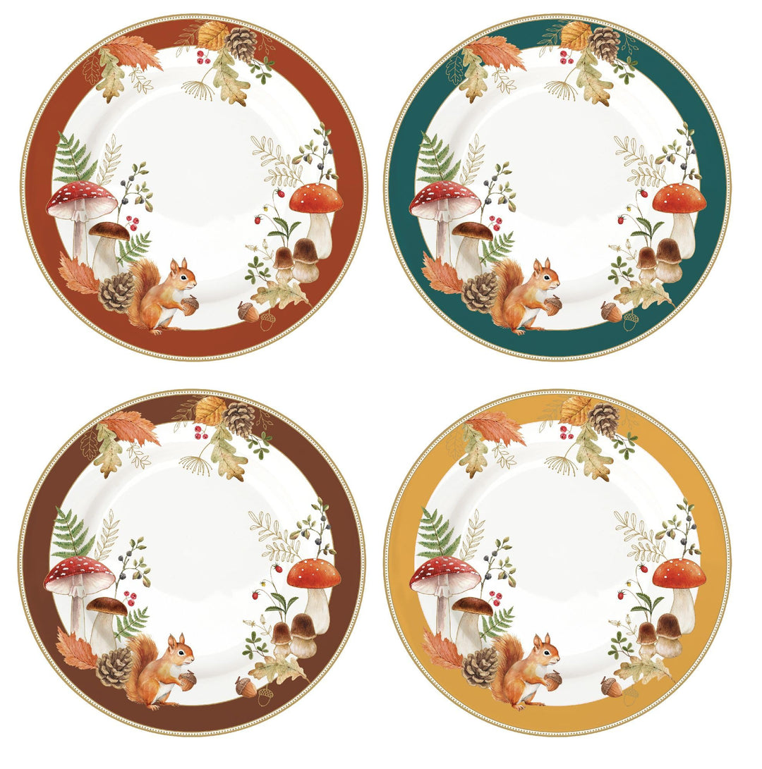 Easy Life 4er Set Kuchenteller Autumn Breeze Herbst Herbst D. 19cm in GB