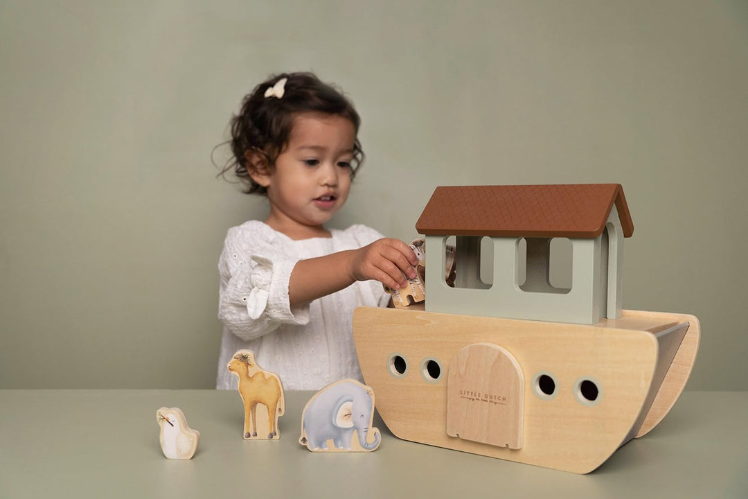 Little Dutch 7055 FSC Holz Spielset Arche Noah
