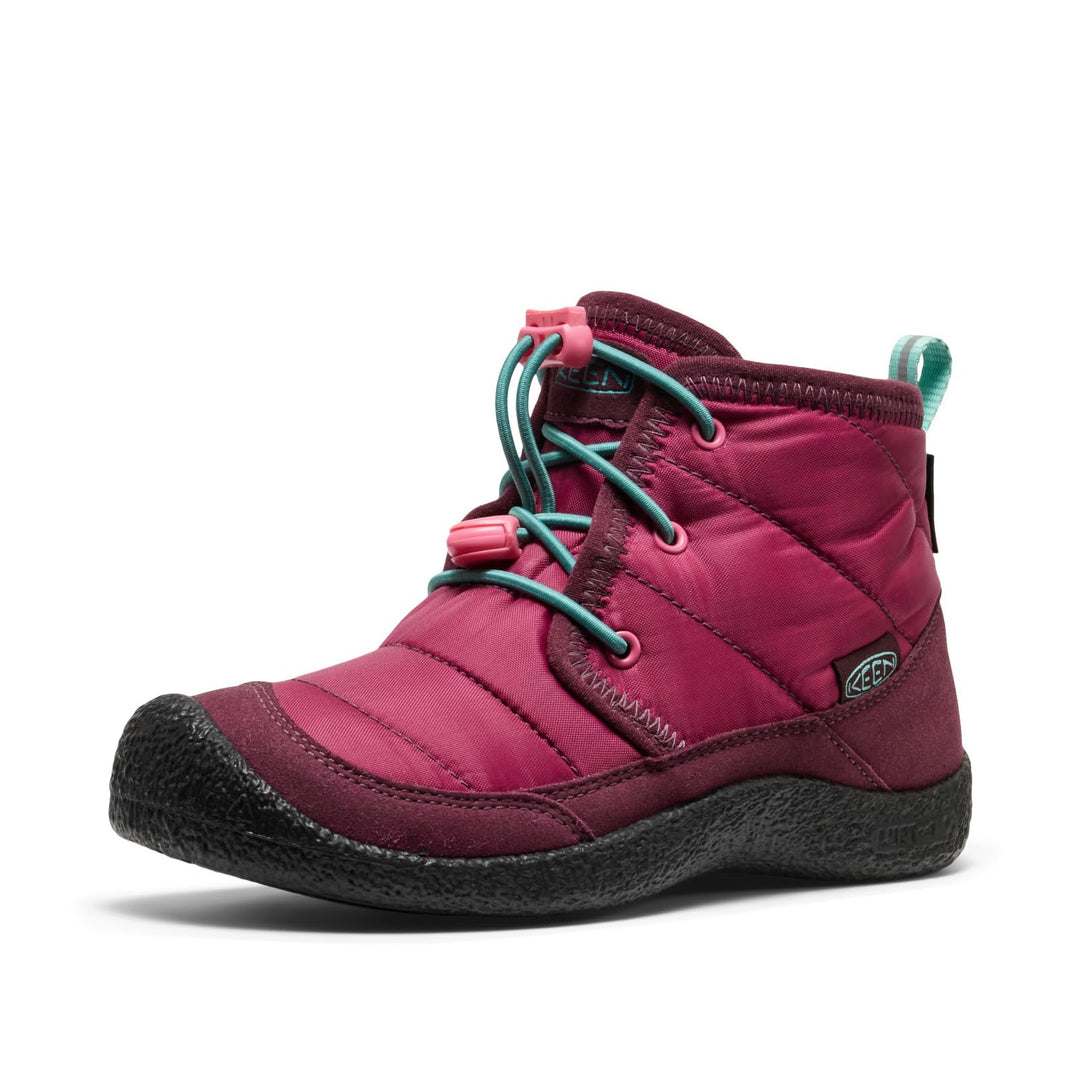 KEEN Unisex Kinder Howser 2 Waterproof Bottes Chukka 23 EU Beaujolais Pool Blue, 23 EU Beaujolais Po