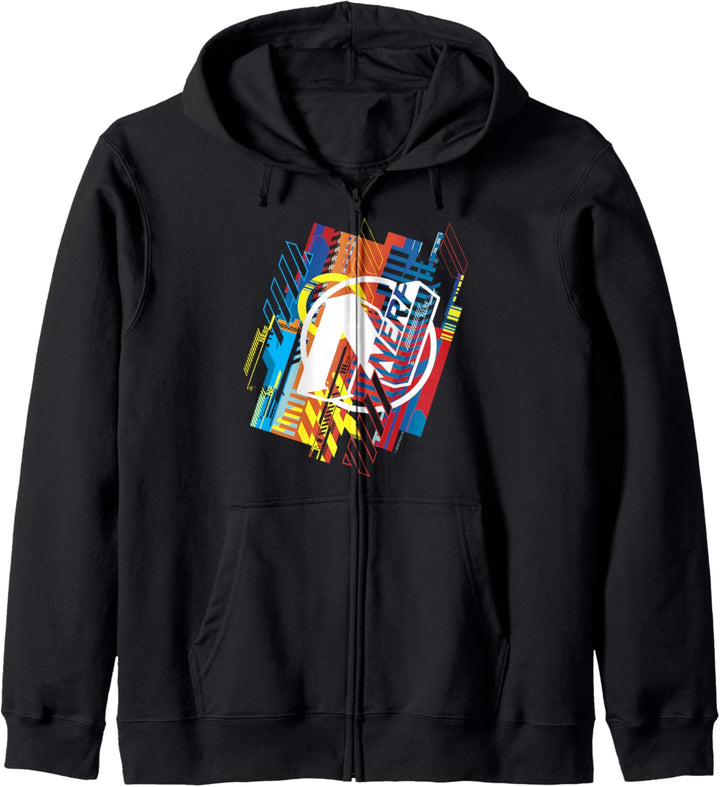 Nerf N Logo Glitched Kapuzenjacke