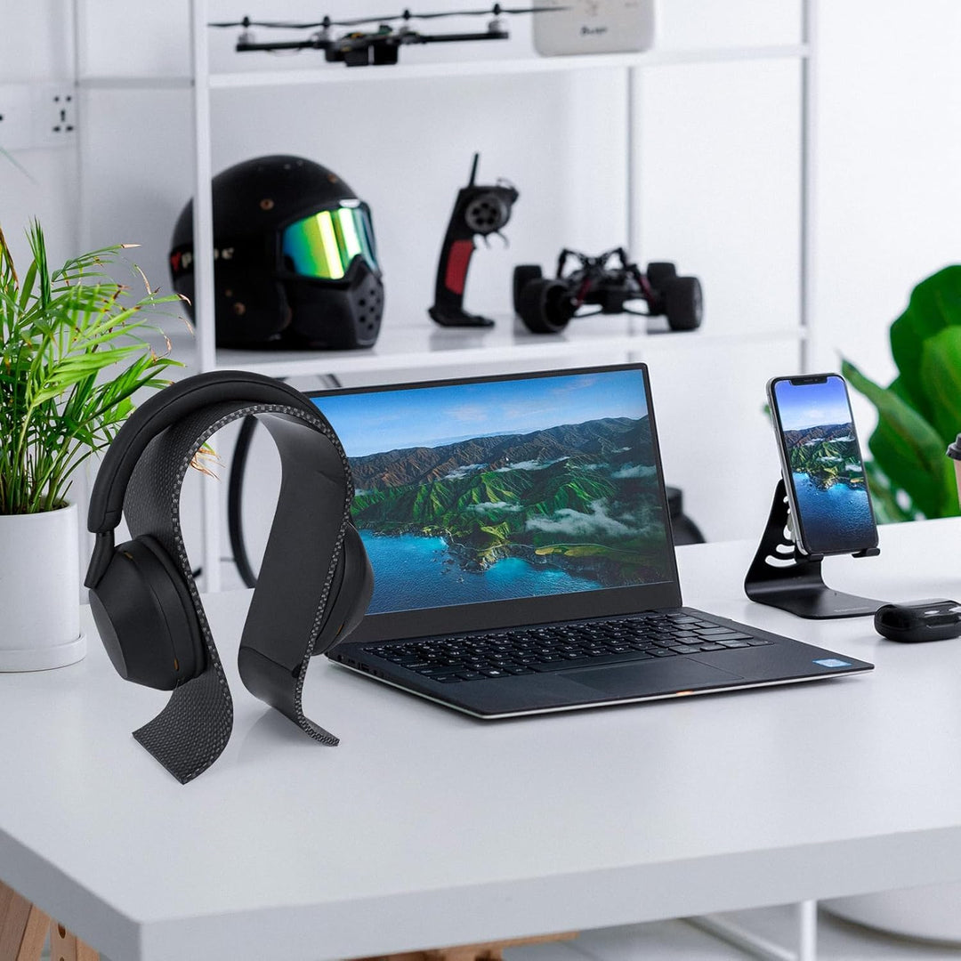 GEEKRIA Acryl Omega Kopfhörerständer für On-Ear, Over-Ear-Kopfhörer, Gaming-Headset-Ständer, Schreib