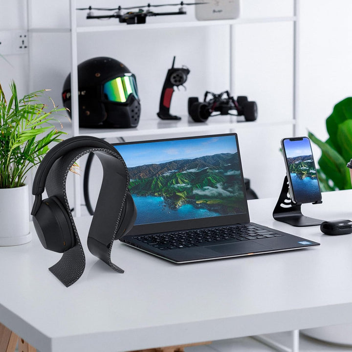 GEEKRIA Acryl Omega Kopfhörerständer für On-Ear, Over-Ear-Kopfhörer, Gaming-Headset-Ständer, Schreib