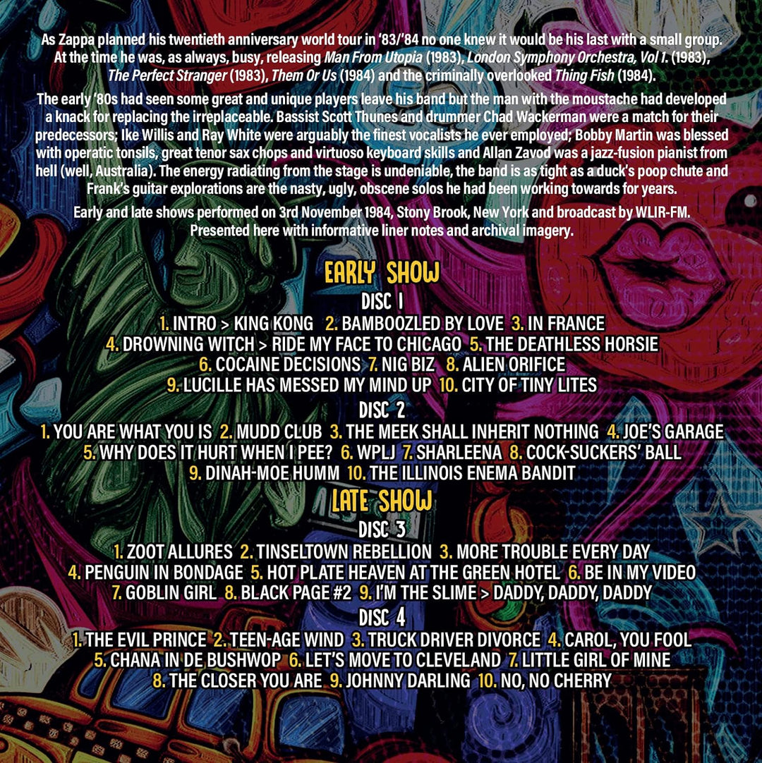 Live...New York 1984, Audio-CD