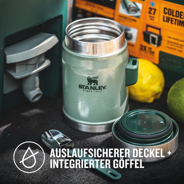 Stanley Classic Legendary Thermobehälter für Essen mit Spork 400 ml - Hält 7 Stunden Heiss oder Kalt