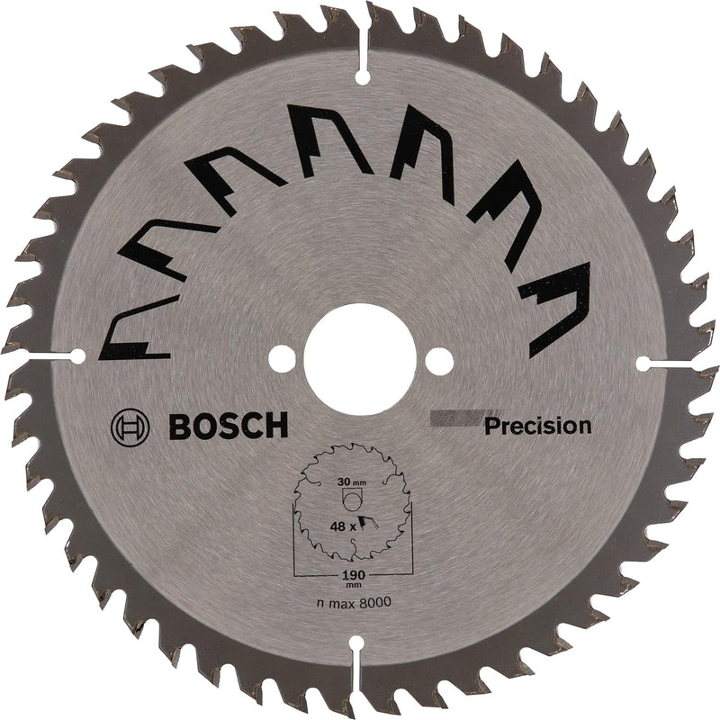 Bosch 2609256870 DIY Kreissägeblatt Precision 190 x 2 x 30/,Z48, Z48