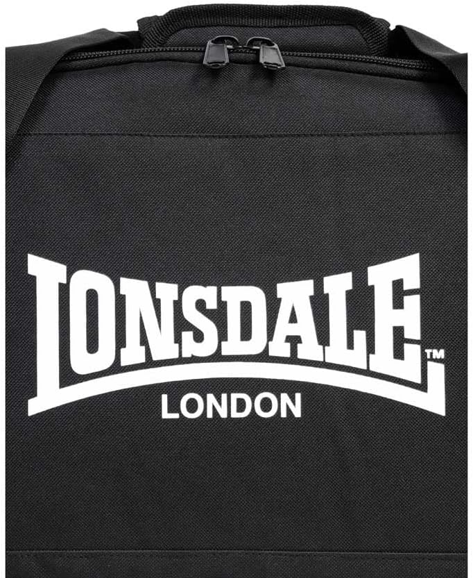 Lonsdale Sporttasche Syston Black/White 30 L, Black/White 30 L