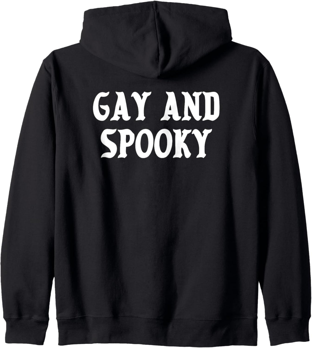 Gay And Spooky LGBTQ Lesbian Pride Halloween Kapuzenjacke