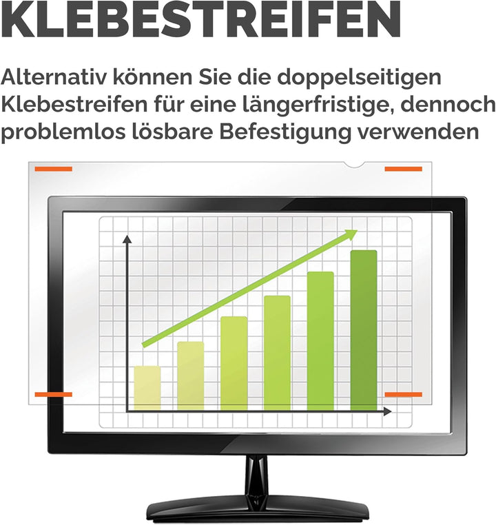 Fellowes PrivaScreen Blickschutzfilter für Laptop und Monitor-Widescreen 60,9 cm (24 Zoll) 16:9 24.0