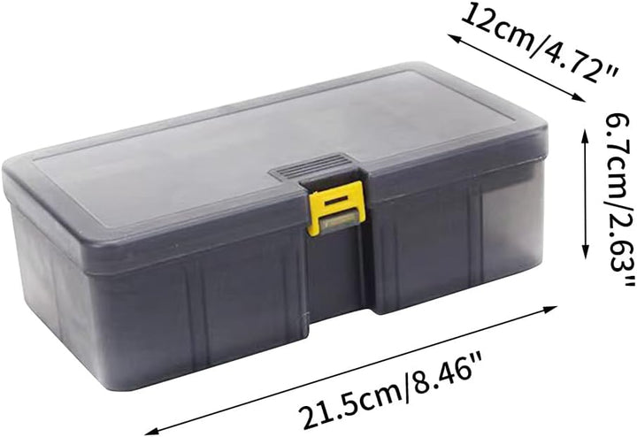 Angelkoffer, 2 lagig Gerätekoffer, Ausziehbare Laden, Angelkasten mit Boxen zur Aufbewahrung von Wir