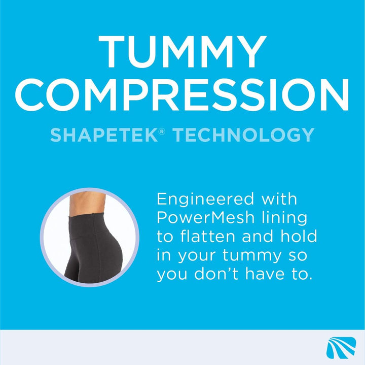 Marika Damen Knöchel-Leggings Drew High Waist Tummy Control Mid-Calf Legging L Schwarz, L Schwarz