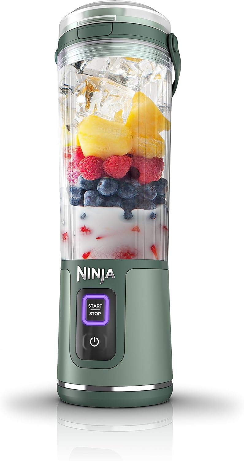 Ninja BC151EM Blast Tragbarer Mixer, kabellos, 530 ml, persönlicher Mixer für Shakes & Smoothies, BP