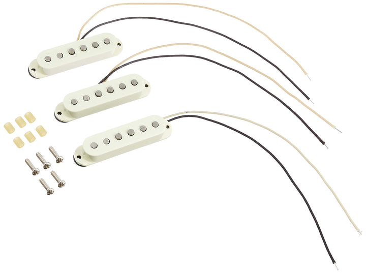 Fender Pure Vintage '59 Strat Pickup Set, Vintage White (3 Pickups)