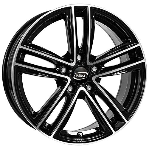 Alufelgen MIM Real ECE 6  x 15  5  X 100  ET38  Black Polish
