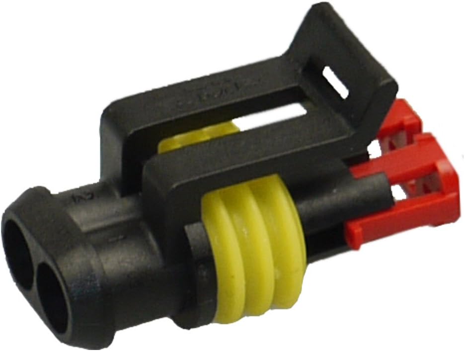 AMP Superseal 2-pol. 0,35²-0,5² Sortimentkasten Stecker Elektrik Verbinder KFZ Motorrad LKW QUAD