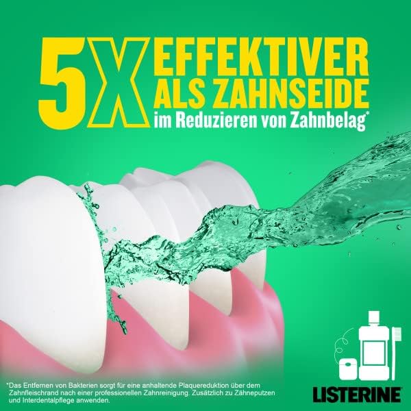 LISTERINE Total Care Zahnfleisch-Schutz (1000 ml), schützende Mundspülung gegen Zahnfleischprobleme