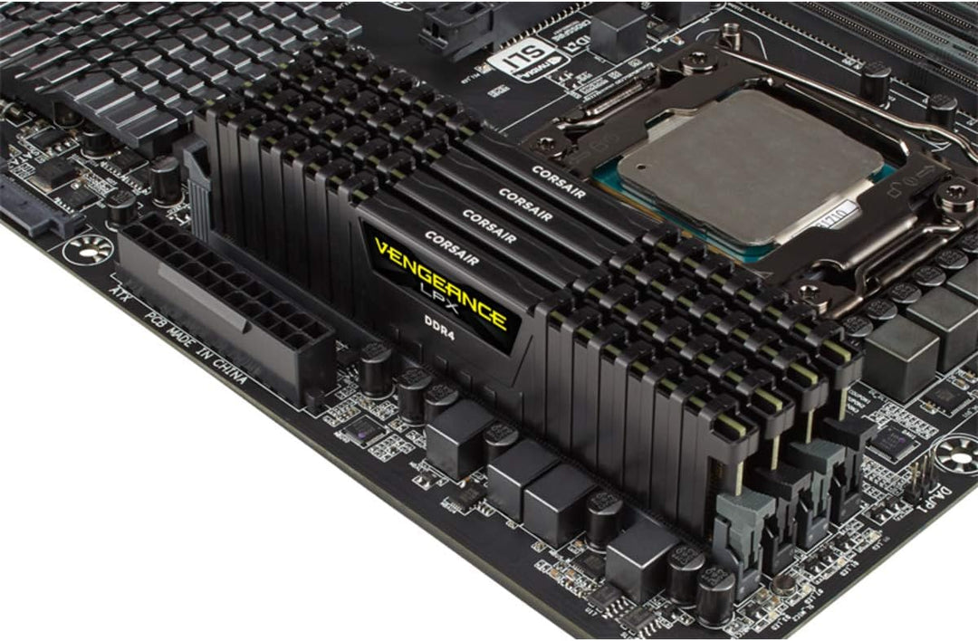 Corsair VENGEANCELPX32GB (4x8GB) Ddr43600(Pc4-28800) C181.35Vdesktop Memory -Black 4 x 8 GB, 4 x 8 G