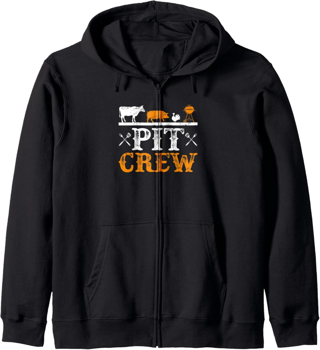 Pit Crew Funny Barbeque Party BBQ Smoker Grillmaster Meat Kapuzenjacke