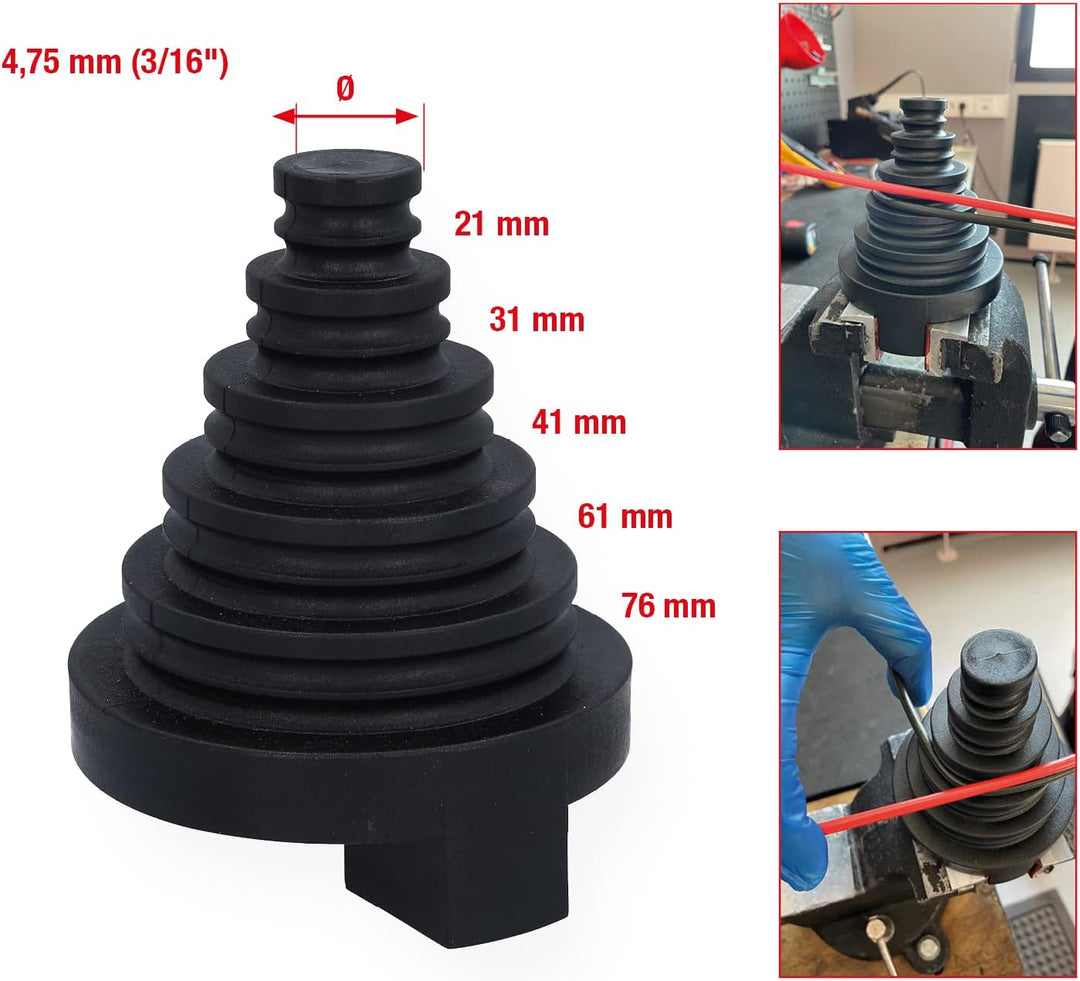 KS Tools 120.1006 Bremsleitungs-Biegewerkzeug, 4,75 mm (3/16“)