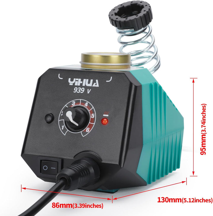 YIHUA 939-V Brandmalerei brennpeter für holz mit 23 Drahtspitzen in verschiedenen Formen, abnehmbare
