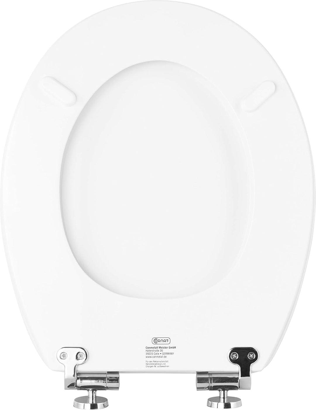 Cornat WC-Sitz "Meeresbrise" - Ansprechendes Design - Hochwertiger Holzkern - Absenkautomatik &amp; Schn