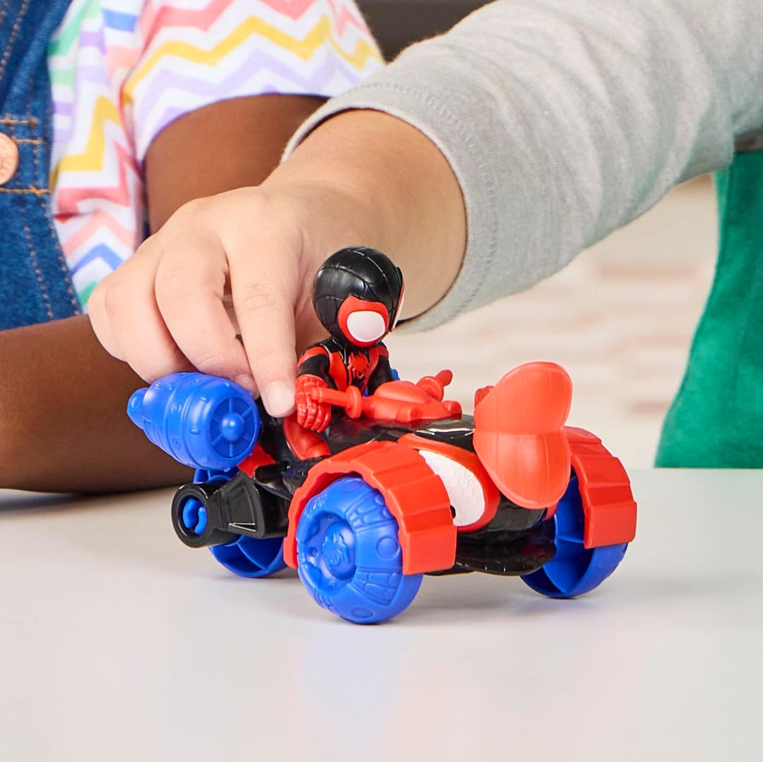 Marvel Spidey und Seine Super-Freunde Figuren- und Fahrzeugset 3er-Pack, 3 bewegliche Figuren (7,6 c