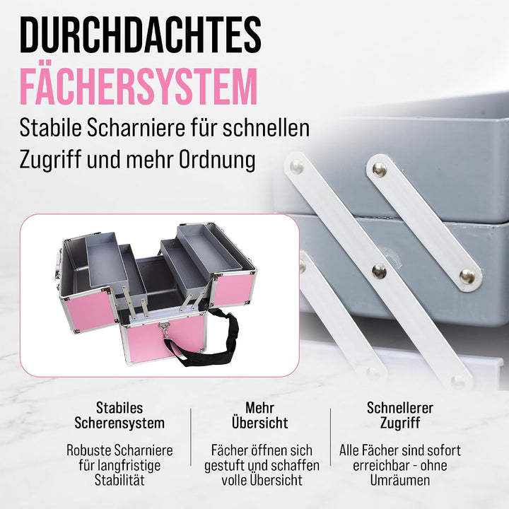 StarK Medikamentenbox Aufbewahrung – Abschliessbarer Medikamentenkoffer Aluminium | Hausapotheke für