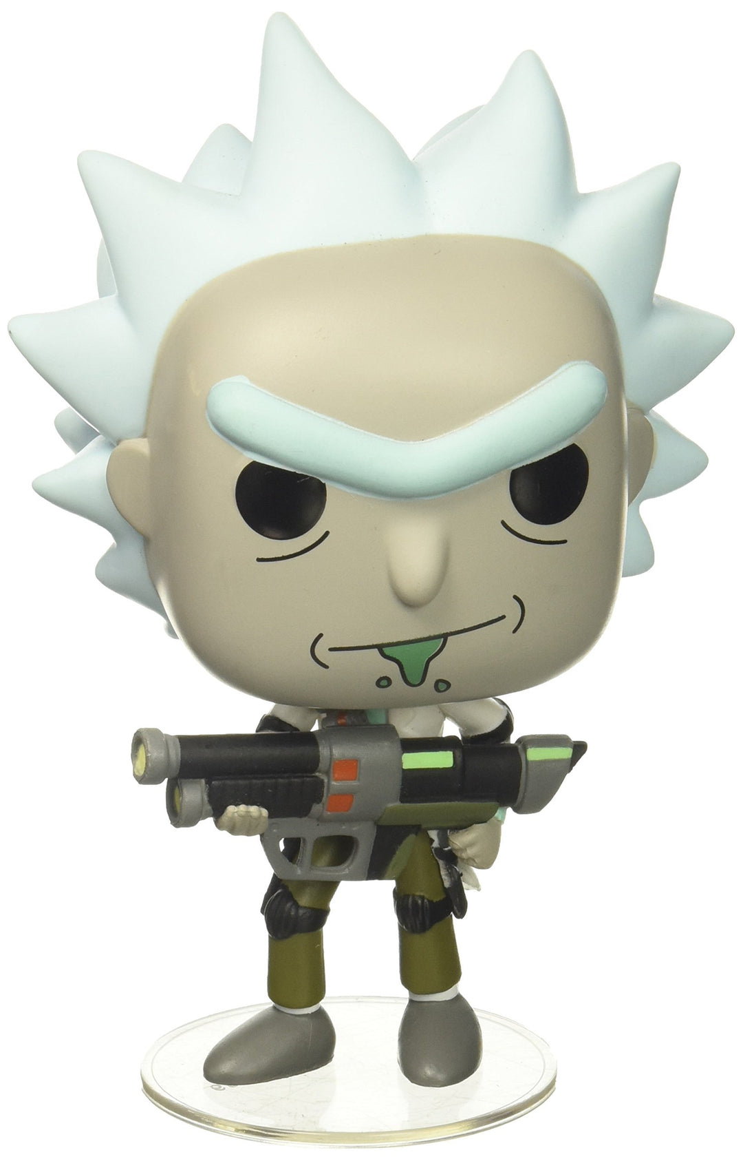 Funko 12439 Actionfigur Rick und Morty: Weaponized Rick Grau / Grau / Weiss, Grau / Grau / Weiß