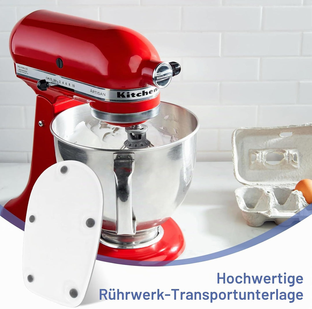 Gleitbrett Kompatibel mit KitchenAid 4.5-5 Qt (4,3L - 4,8L) Küchenmaschine, Acryl Gleitmatte für Küc