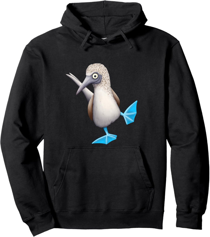 Tanzender Meeres-Vogel Komischer Vogel Blaufusstölpel Pullover Hoodie