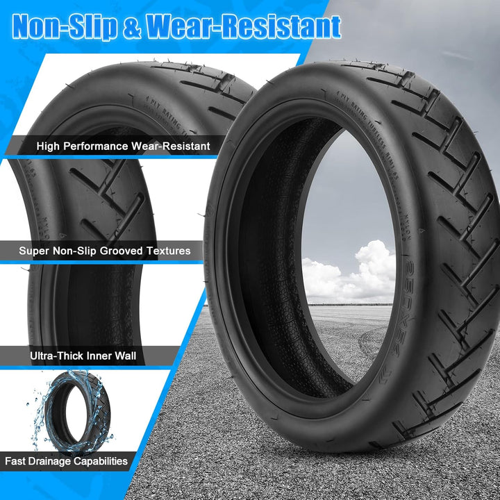 250x54 Tubeless Reifen für Xiaomi 4 E-Scooter, Pannensicherheit & Gewichtsreduzierung, E Scooter Vak