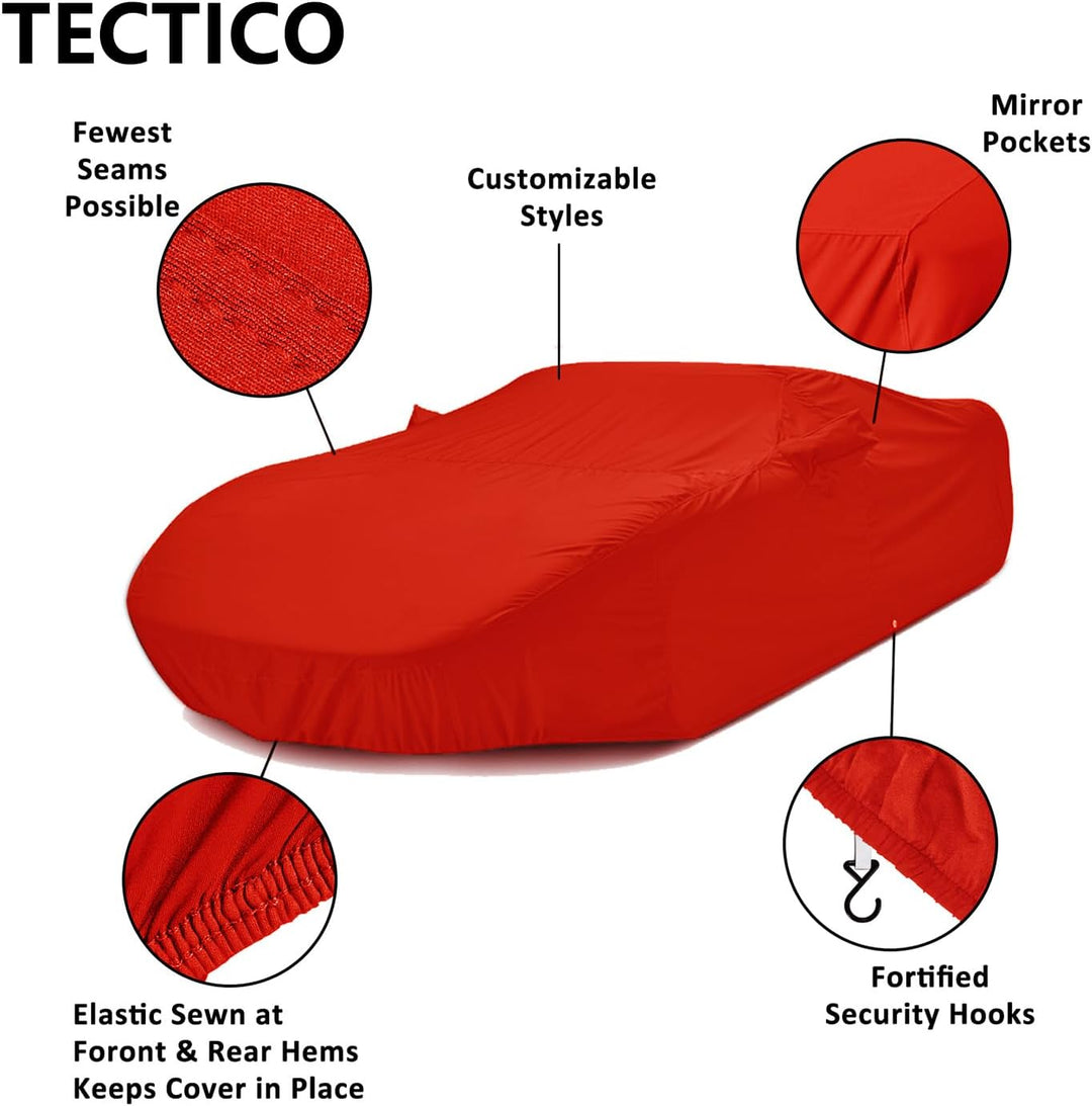 TECTICO Indoor Sportwagen Autoplane Elastisch Atmungsaktiv Staubschutz Weich Stretch Stoff Elegante