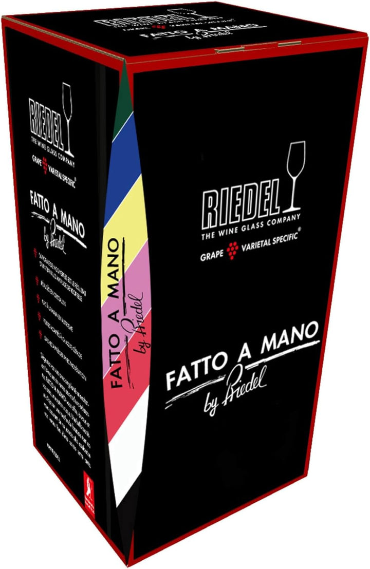 Riedel Fatto A Mano Cabernet Weinglas, Blau Cabernet Blau, Cabernet Blau