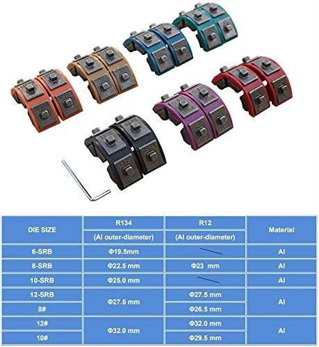 iGeelee Manuelle hydraulische A/C Schlauch Crimper Automotive A/C Schlauch Crimpwerkzeuge für BH Kli