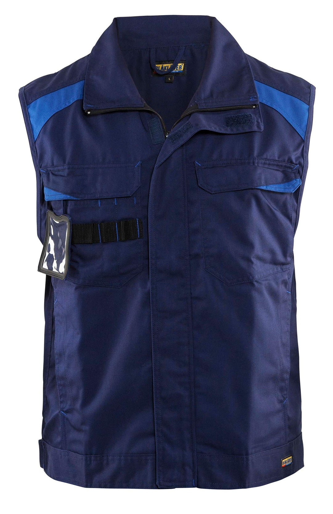 Blaklader 31641800 INDUSTRIE-WESTE, Marineblau / Kornblume, grootte S Marineblau/Braun S, Marineblau