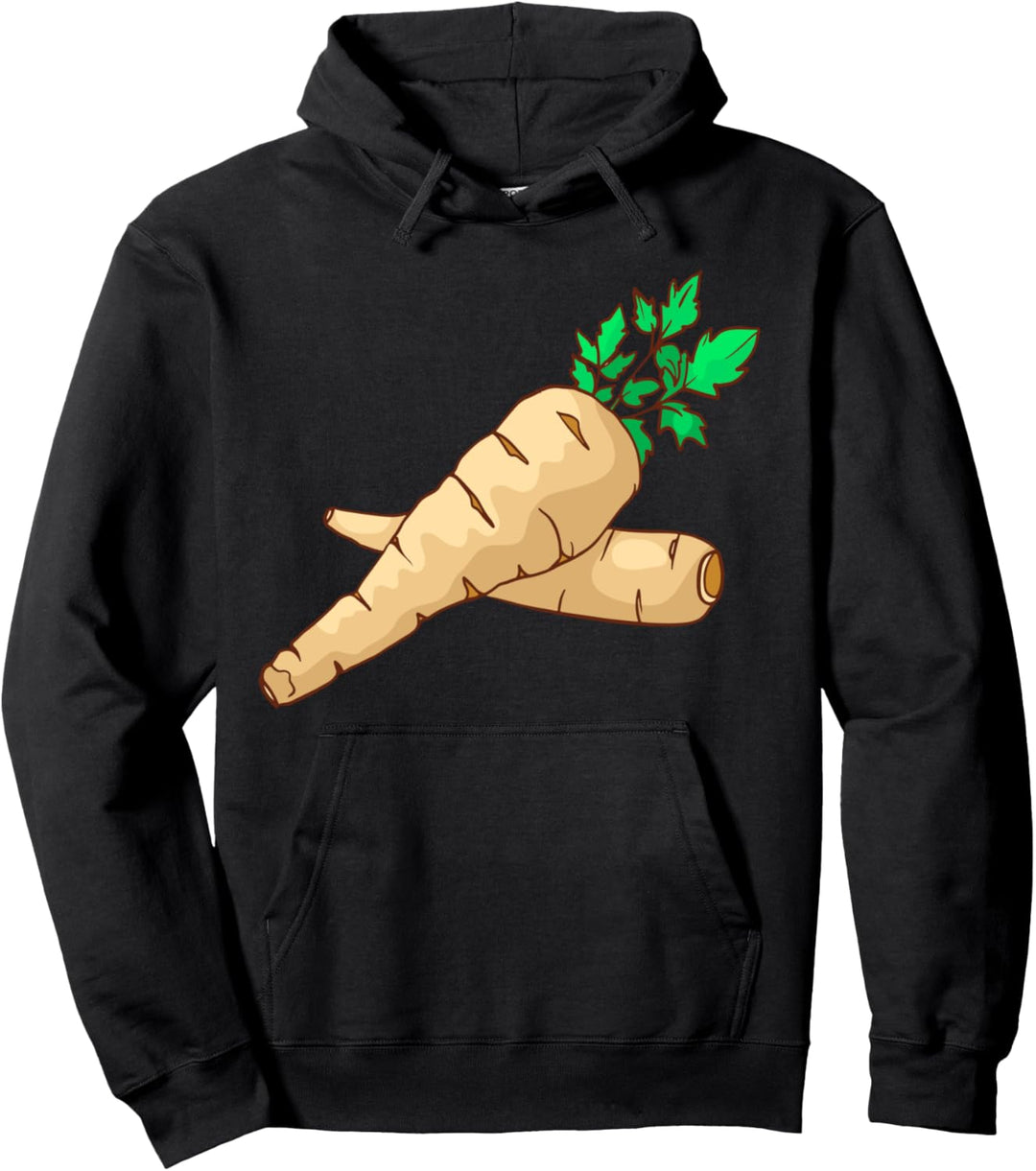 Pastinake Pastinak Gemüse Vegan Vegetarisch Veganer Pullover Hoodie