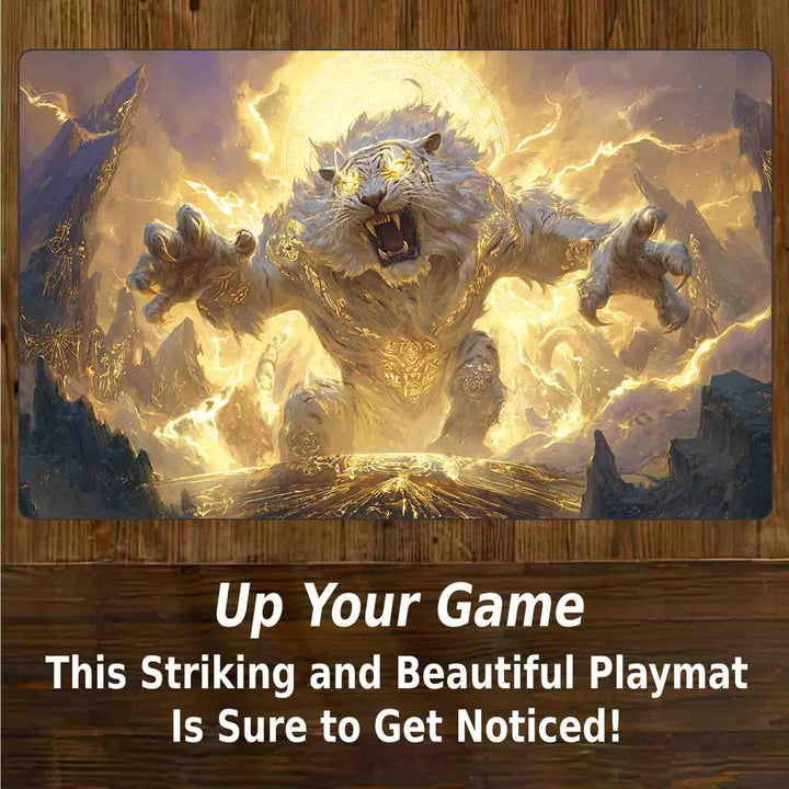 TCG MTG Spielmatte 24 × 14 - Premium-Spielmatte mit genähtem Rand mit glatter Stoffoberfläche und ru