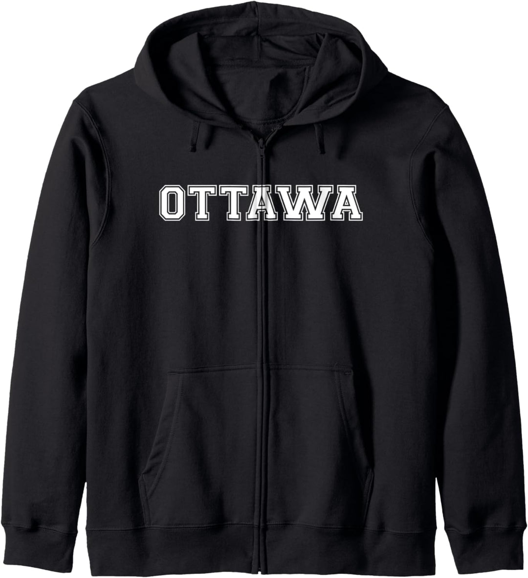 College University Style Ottawa Canada North Sport Geschenk Kapuzenjacke