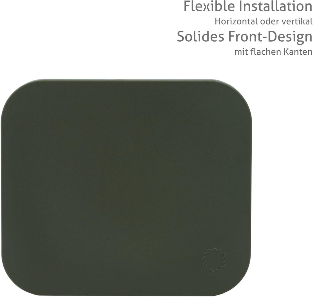 Turbionaire TREND 100 SDSG Abluftventilator, für Badezimmer, Küche, Wand/Decke, Frontplatte dunkles