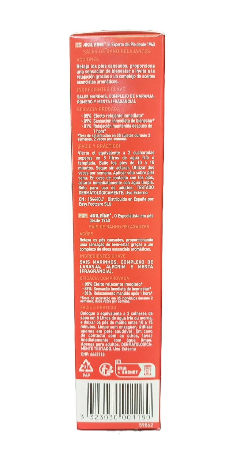 AKILEÏNE - Entspannendes Badesalz – 2 Beutel mit 150 g.