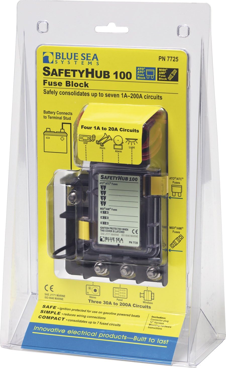 Blue Sea Systems Sicherungsblock 100 RBS 7725