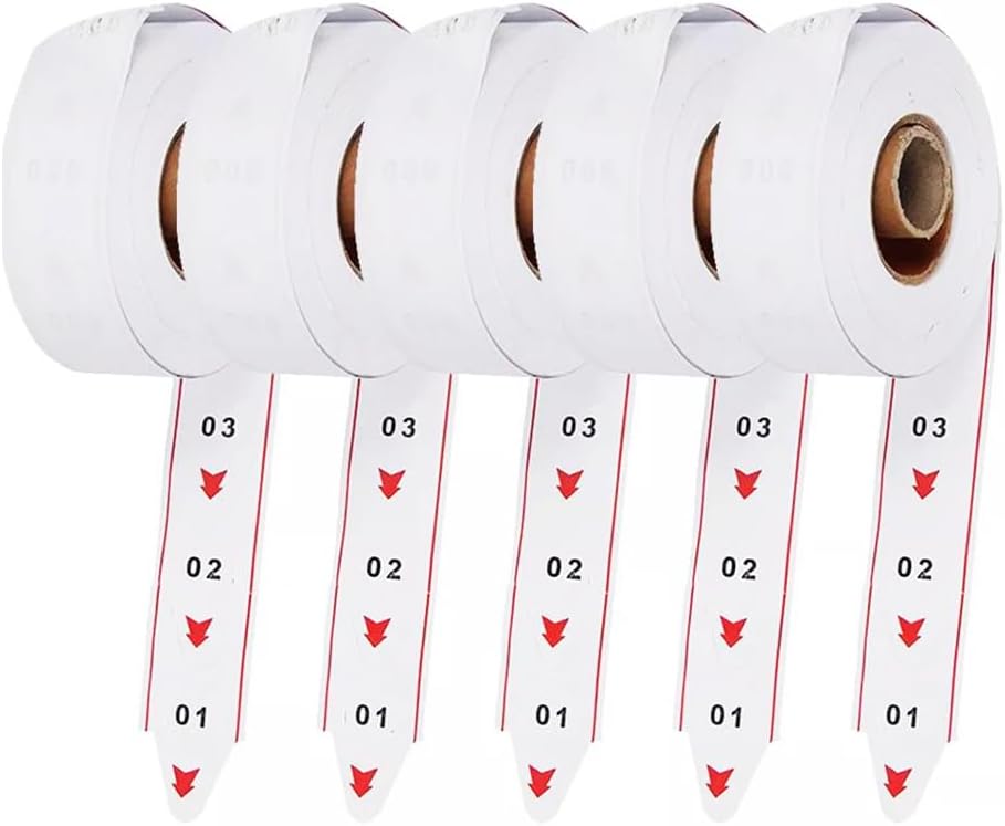 Zwei Cifre Warteschlange Ticket Turn-O-Matic Ticketrollen für Wartemarken-Ausgabegerät Wartenummer T